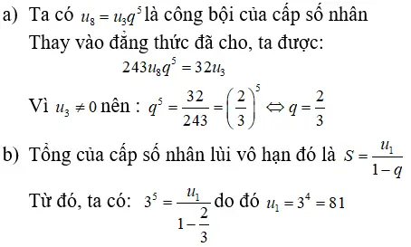 Giải Toán 11 nâng cao | Giải bài tập Toán lớp 11 nâng cao Bai 57 Trang 177 Sgk Dai So Va Giai Tich 11 Nang Cao