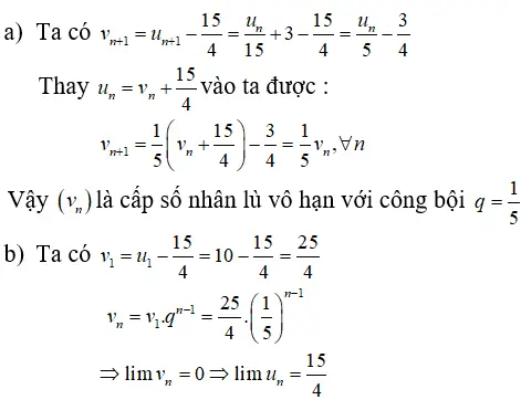 Giải Toán 11 nâng cao | Giải bài tập Toán lớp 11 nâng cao Bai 7 Trang 135 Sgk Dai So Va Giai Tich 11 Nang Cao 1