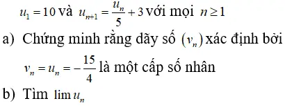 Giải Toán 11 nâng cao | Giải bài tập Toán lớp 11 nâng cao Bai 7 Trang 135 Sgk Dai So Va Giai Tich 11 Nang Cao