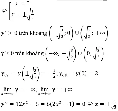 Giải Toán 12 nâng cao | Giải bài tập Toán lớp 12 nâng cao Bai 47 Trang 45 Sgk Giai Tich 12 Nang Cao