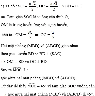 Giải bài 10 trang 114 sgk Hình học 11 | Để học tốt Toán 11 Bai 10 Trang 114 Sgk Hinh Hoc 11 2