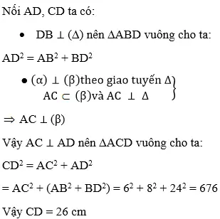 Giải bài 2 trang 113 sgk Hình học 11 | Để học tốt Toán 11 Bai 2 Trang 113 Sgk Hinh Hoc 11 1