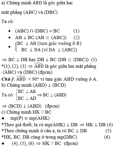 Giải bài 3 trang 113 sgk Hình học 11 | Để học tốt Toán 11 Bai 3 Trang 113 Sgk Hinh Hoc 11 1