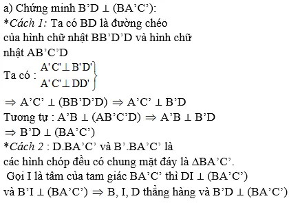 Giải bài 5 trang 119 sgk Hình học 11 | Để học tốt Toán 11 Bai 5 Trang 119 Sgk Hinh Hoc 11 1