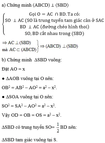 Giải bài 6 trang 114 sgk Hình học 11 | Để học tốt Toán 11 Bai 6 Trang 114 Sgk Hinh Hoc 11 1