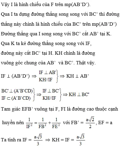 Giải bài 6 trang 122 sgk Hình học 11 | Để học tốt Toán 11 Bai 6 Trang 121 Sgk Hinh Hoc 11 2