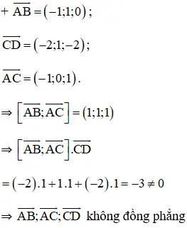 Giải bài 1 trang 91 sgk Hình học 12 | Để học tốt Toán 12 Bai 1 Trang 91 Sgk Hinh Hoc 12 3