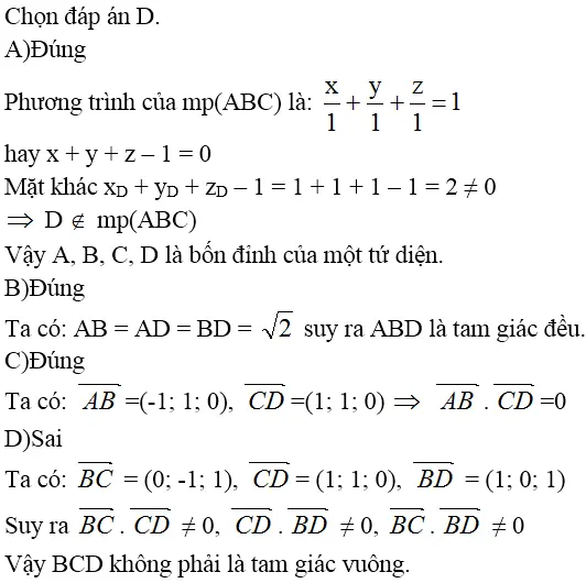 Giải bài 4 trang 94 sgk Hình học 12 | Để học tốt Toán 12 Bai 4 Trang 94 Sgk Hinh Hoc 12