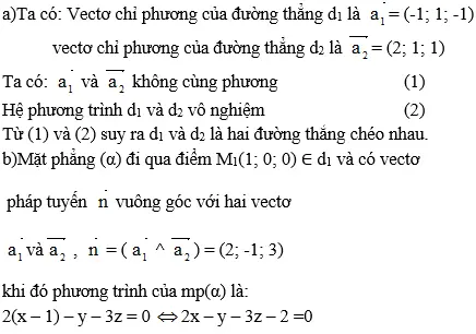 Giải bài 7 trang 100 sgk Hình học 12 | Để học tốt Toán 12 Bai 7 Trang 100 Sgk Hinh Hoc 12 1