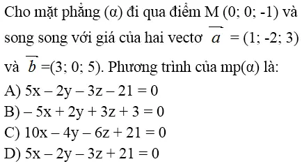 Giải bài 7 trang 95 sgk Hình học 12 | Để học tốt Toán 12 Bai 7 Trang 95 Sgk Hinh Hoc 12