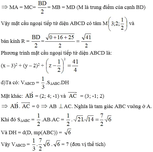 Giải bài 8 trang 100 sgk Hình học 12 | Để học tốt Toán 12 Bai 8 Trang 100 Sgk Hinh Hoc 12 1