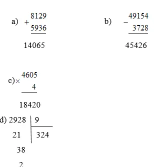 Giải bài 2 trang 178 sgk Toán 3 | Để học tốt Toán 3 Bai 2 Trang 178 Sgk Toan 3