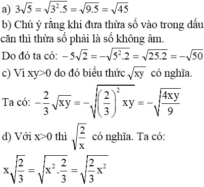 Để học tốt Toán 9 | Giải bài tập Toán 9 Bai 44 Trang 27 Sgk Toan 9 Tap 1 1