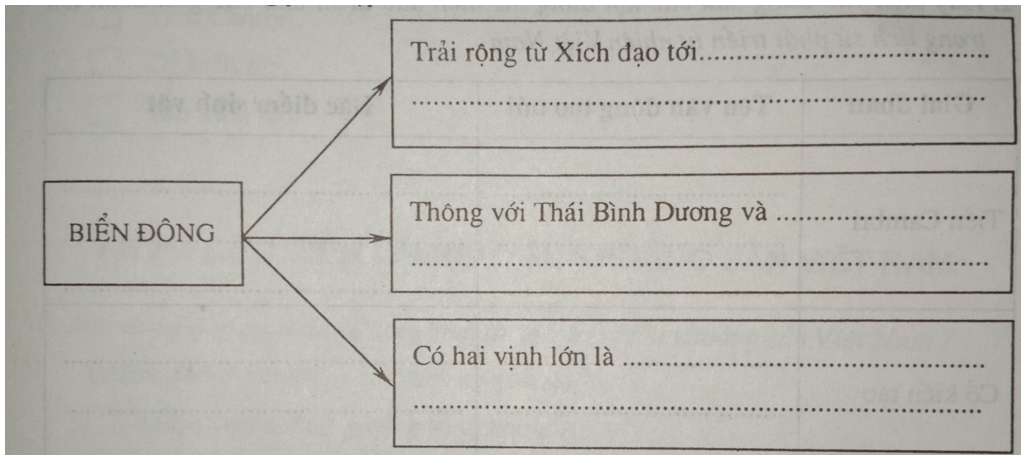 Giải vở bài tập Địa Lí 8 | Giải VBT Địa Lí 8 Bai 1 Trang 47 Vbt Dia Li 8