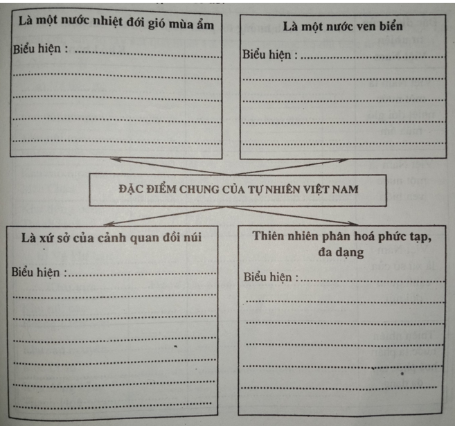 Giải vở bài tập Địa Lí 8 | Giải VBT Địa Lí 8 Bai 1 Trang 73 Vbt Dia Li 8