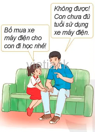 Em hãy cho biết, trong các tình huống trên, bạn nào đã thực hiện đúng, bạn nào thực hiện chưa đúng Kham Pha 1 Trang 55 1 Gdcd Lop 6 Ket Noi Tri Thuc