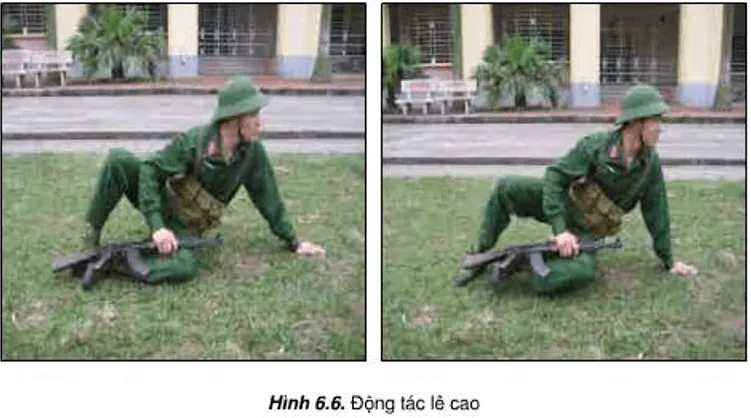 Lý thuyết GDQP 10 Cánh diều Bài 4: Các tư thế, động tác vận động trong chiến đấu (ảnh 4) Ly Thuyet Bai 4 Cac Tu The Dong Tac Van Dong Trong Chien Dau 157333
