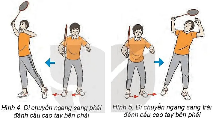 Em hãy sử dụng các bài tập di chuyển ngang phối hợp đánh cầu cao tay bên phải Bai 3 Di Chuyen Ngang Danh Cau Cao Tay Ben Phai 2