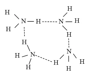 Một kết quả nghiên cứu mới đây cho thấy các phân tử NH3 có thể liên kết Bai 5 Trang 69 Hoa Hoc 10 2