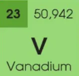 Hãy cho biết những thông tin thu được từ ô nguyên tố vanadium Cau Hoi 4 Trang 34 Hoa Hoc 10