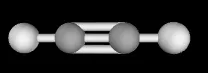 Lắp ráp mô hình phân tử CH≡CH, biết toàn bộ các nguyên tử nằm trên cùng (ảnh 1) Van Dung Trang 66 Hoa Hoc 10 135386