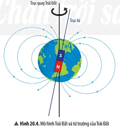 Quan sát Hình 20.4, em hãy cho biết độ lớn của từ trường Trái Đất tại Xích đạo lớn hơn Bai 2 Trang 101 Khtn 7 Chan Troi 133842