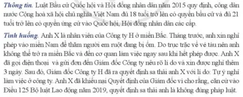 Ở thông tin trên, công dân được thực hiện quyền gì của mình và thực hiện như thế nào?  Cau Hoi 2 Trang 122 Kinh Te Phap Luat 10