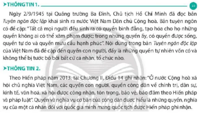 Em hãy đọc các thông tin sau và trả lời câu hỏi Cau Hoi 1 Trang 147 Kinh Te Phap Luat 10