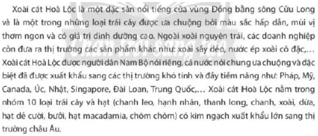 Xác định các loại thị trường và căn cứ xác định thị trường trong thông tin trên Cau Hoi 2 Trang 19 Kinh Te Phap Luat 10