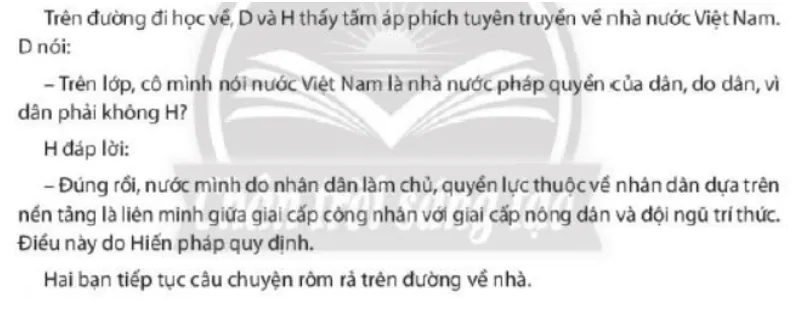 Trình bày biểu hiện của tính nhân dân trong bộ máy Nhà nước Cau Hoi 2 Trang 80 Kinh Te Phap Luat 10