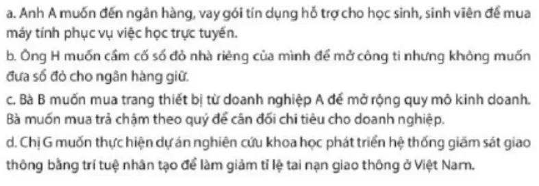 Em hãy trình bày cách sử dụng dịch vụ tín dụng có trách nhiệm Luyen Tap 2 Trang 62 Kinh Te Phap Luat 10