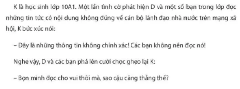 Em đồng tình hay không đồng tình với ý kiến của K Luyen Tap 3 Trang 88 Kinh Te Phap Luat 10