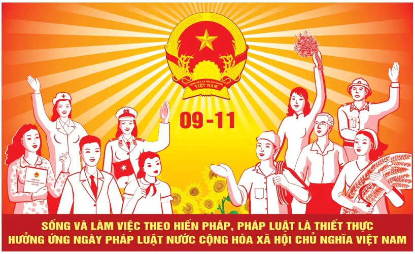 Em hãy thiết kế một sản phẩm nhằm tuyên truyền phổ biến đến bạn bè người thân Van Dung 2 Trang 139 Kinh Te Phap Luat 10 1