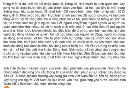 Em hãy lấy ví dụ thực tế để minh họa cho nội dung trong thông tin trên Cau Hoi 1 Trang 105 Kinh Te Phap Luat 10