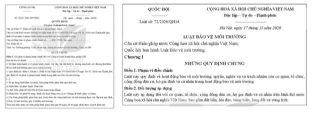 Nêu những điểm giống và khác nhau của các văn bản trên về thẩm quyền ban hành Cau Hoi 3 Trang 80 Kinh Te Phap Luat 10