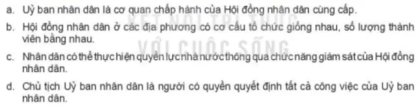 Em hãy cho biết các ý kiến sau đây đúng hay sai. Vì sao? Luyen Tap 1 Trang 150 Kinh Te Phap Luat 10