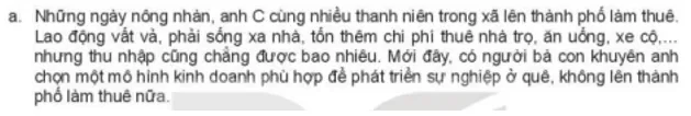 Em có lời khuyên gì với các nhân vật trong những tình huống sau? Luyen Tap 4 Trang 47 Kinh Te Phap Luat 10