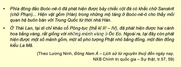 Các tư liệu (tr. 52) và hình 2, 3 chứng tỏ điều gì về giao lưu thương mại của các quốc gia Cau Hoi 3 Trang 53 Lich Su Lop 6 Ket Noi Tri Thuc 1