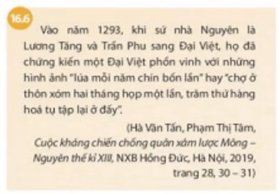 Sự phát triển kinh tế Đại Việt dưới góc nhìn của sứ thần nhà Nguyên Cau Hoi Trang 67 Lich Su 7 Chan Troi 1