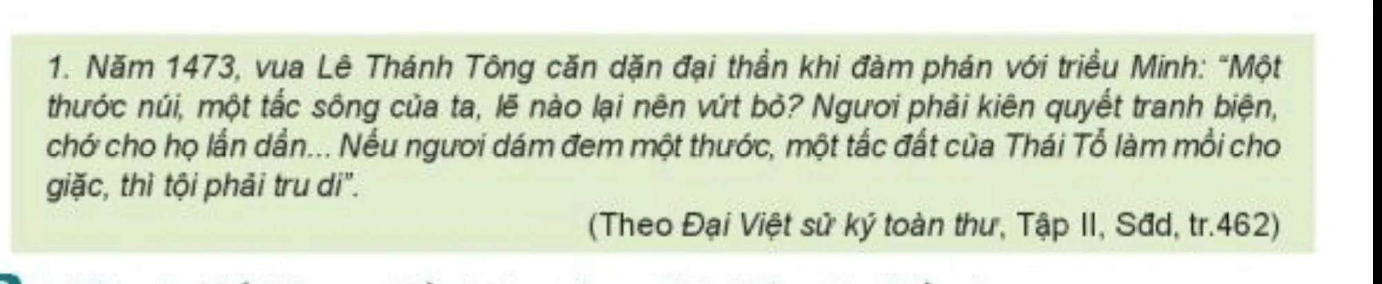 Tư liệu 1 thể hiển quyết tâm bảo vệ chủ quyền lãnh thổ của nhà Lê Sơ Bai 17 Dai Viet Thoi Le So 1428 1527 123248