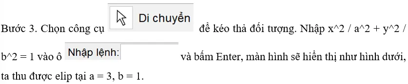 Vẽ hypebol biết hai tiêu điểm F1(-5; 0), F2(5; 0) và điểm (3; 0) thuộc hypebol Luyen Tap 2 Trang 108 Toan 10 Tap 2 148665