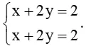 Xét vị trí tương đối của đường thẳng d: x + 2y – 2 = 0 với mỗi đường thẳng Luyen Tap 2 Trang 82 Toan 10 Tap 2 148576