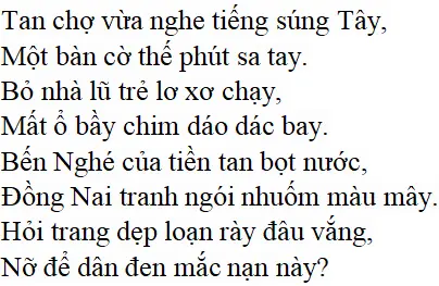 Bài thơ: Chạy giặc: nội dung, dàn ý phân tích, bố cục, tác giả | Ngữ văn lớp 11 Chay Giac