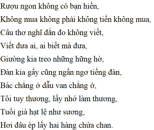 Bài thơ: Khóc Dương Khuê: nội dung, dàn ý phân tích, bố cục, tác giả | Ngữ văn lớp 11 Khoc Duong Khue 2
