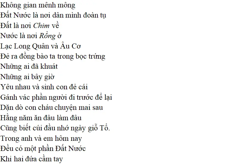 Bài thơ: Đất nước (Nguyễn Khoa Điềm): nội dung, dàn ý phân tích, bố cục, tác giả | Ngữ văn lớp 12 Dat Nuoc Nguyen Khoa Diem 1