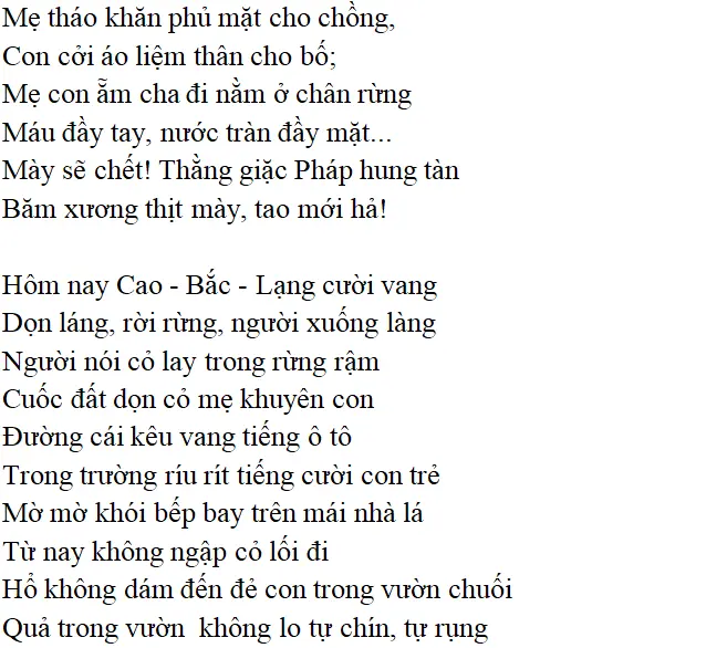 Bài thơ: Dọn về làng (Nông Quốc Chấn): nội dung, dàn ý phân tích, bố cục, tác giả | Ngữ văn lớp 12 Don Ve Lang 2