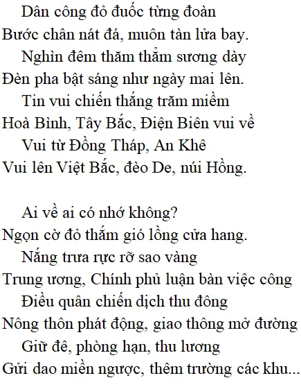 Bài thơ: Việt Bắc: nội dung, dàn ý phân tích, bố cục, tác giả | Ngữ văn lớp 12 Viet Bac 4