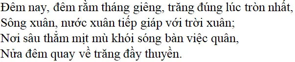 Bài thơ: Rằm tháng giêng: nội dung, dàn ý, giá trị, bố cục, tác giả | Ngữ văn lớp 7 Ram Thang Gieng 1