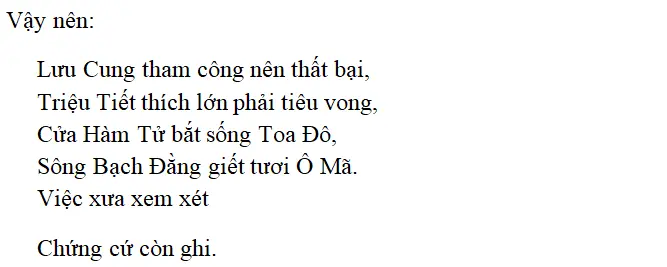 Bài thơ: Nước Đại Việt ta (Nguyễn Trãi): nội dung, dàn ý, giá trị, tác giả | Ngữ văn lớp 8 Nuoc Dai Viet Ta 2
