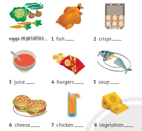 Sách bài tập Tiếng Anh lớp 6 Unit 5: Food and health | SBT Tiếng Anh 6 Chân trời sáng tạo Unit 5 Food And Health 3